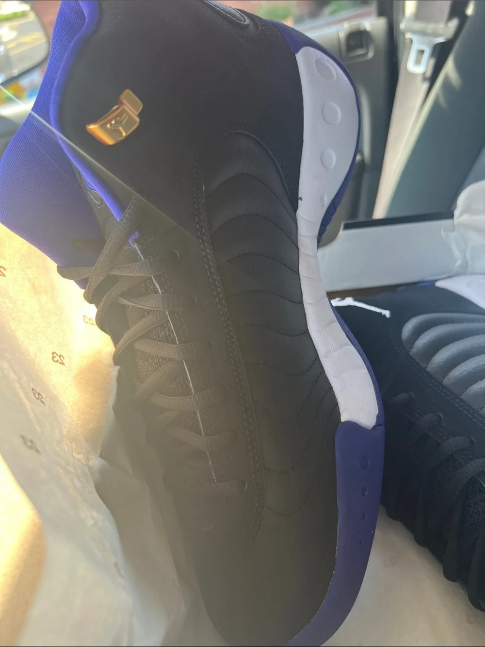 Jordan Box with Gold Jumpman Emblem